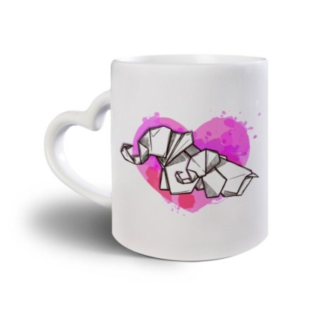 Tazza elefantine rosa Per la mamma