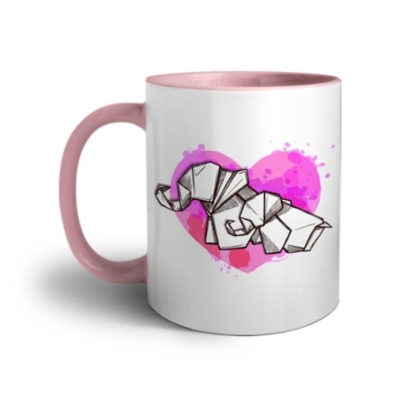Tazza elefantine rosa Per la mamma