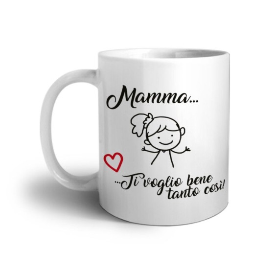 Tazza mamma ti voglio bene tanto così Per la mamma