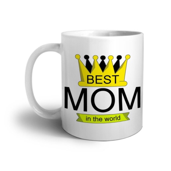 Tazza best mom in the world with crown Per la mamma