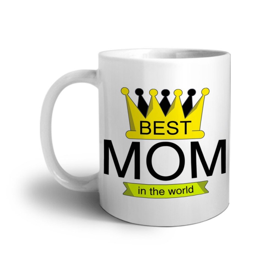 Tazza best mom in the world with crown Per la mamma