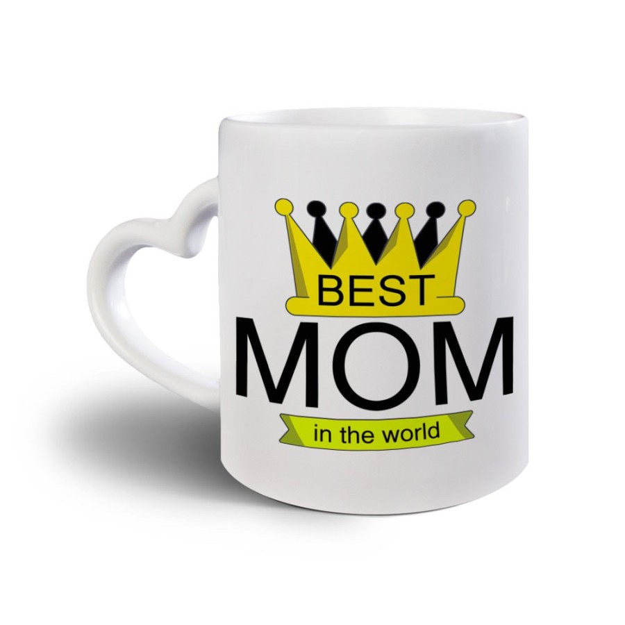 Tazza best mom in the world with crown Per la mamma