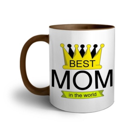 Tazza best mom in the world with crown Per la mamma