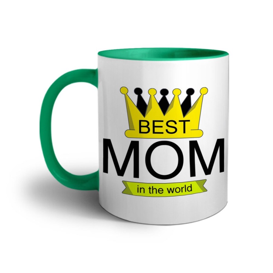 Tazza best mom in the world with crown Per la mamma