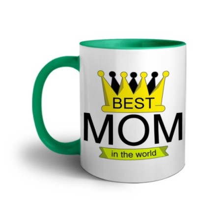 Tazza best mom in the world with crown Per la mamma