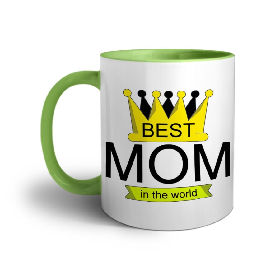 Tazza best mom in the world with crown Per la mamma