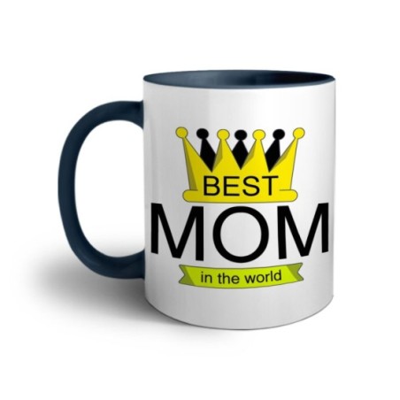 Tazza best mom in the world with crown Per la mamma