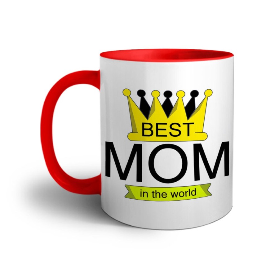 Tazza best mom in the world with crown Per la mamma