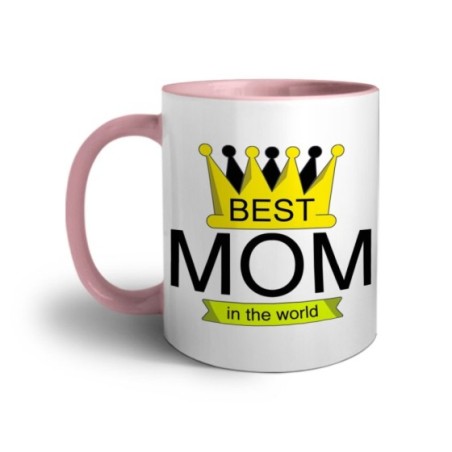 Tazza best mom in the world with crown Per la mamma