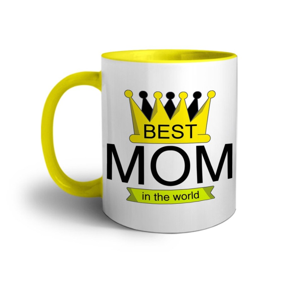 Tazza best mom in the world with crown Per la mamma