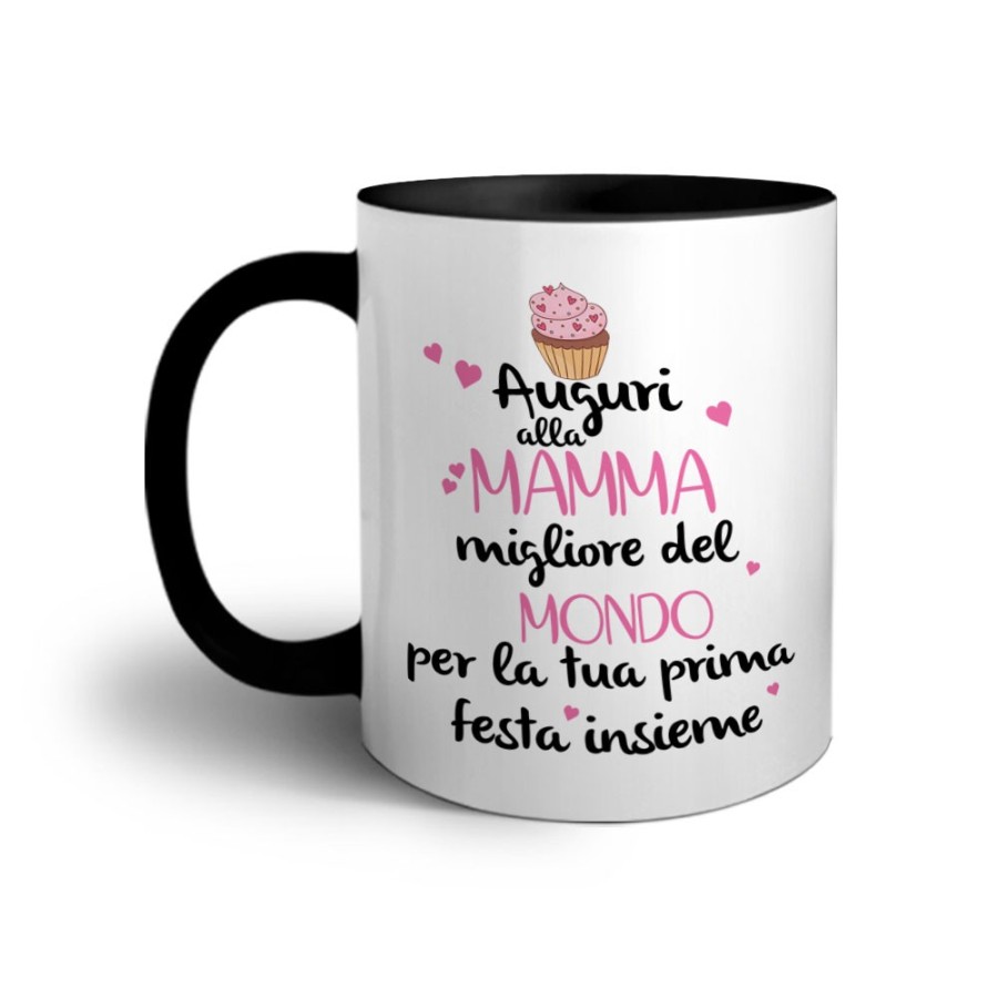 Tazza auguri alla mamma migliore al mondo per la tua prima festa insieme Per la mamma