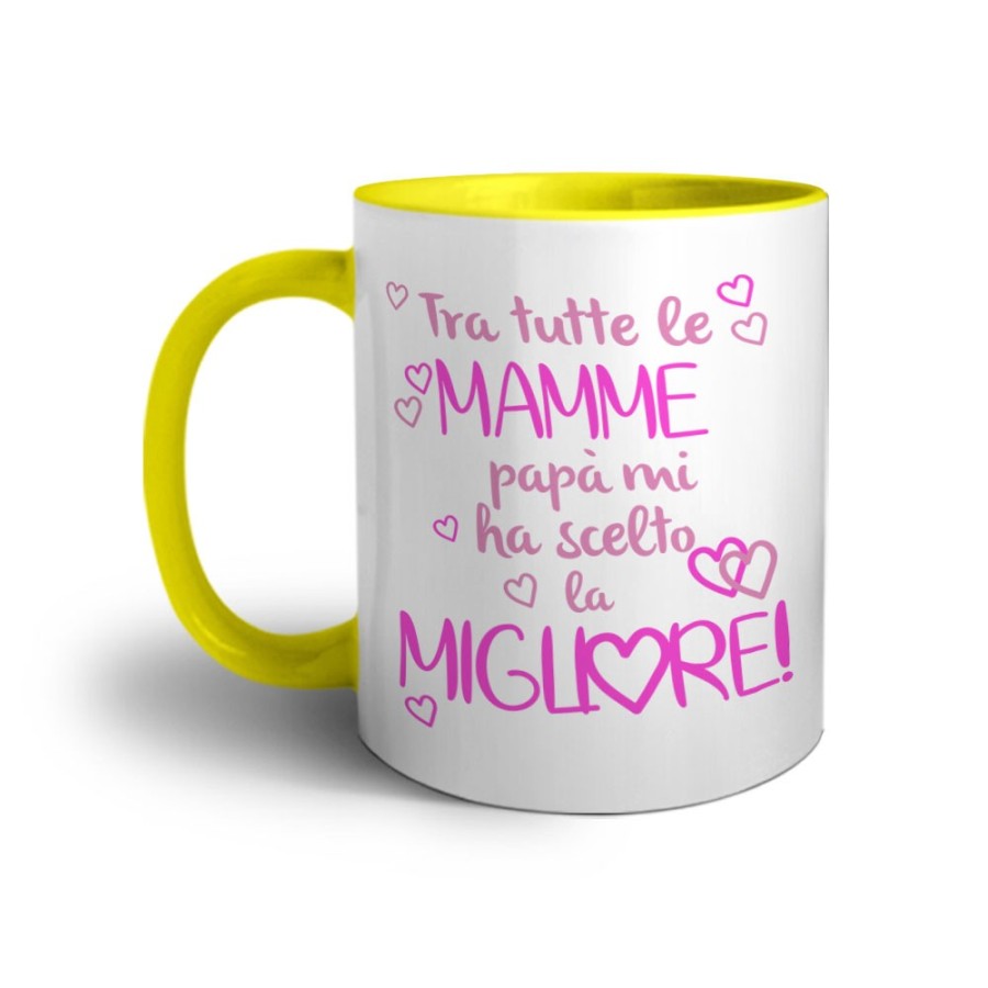 Tazza tra tutte le mamme papà ha scelto la migliore Per la mamma