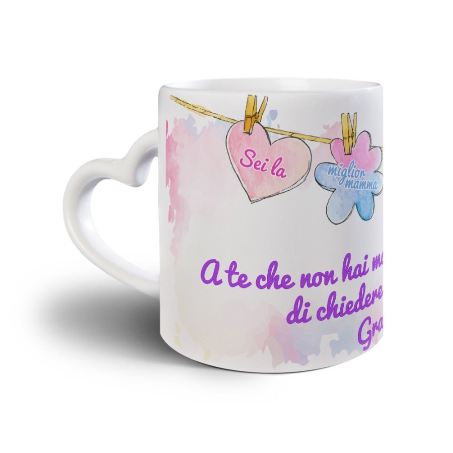 Tazza a te che non hai mai pensato di chiedere un grazie mamma Per la mamma