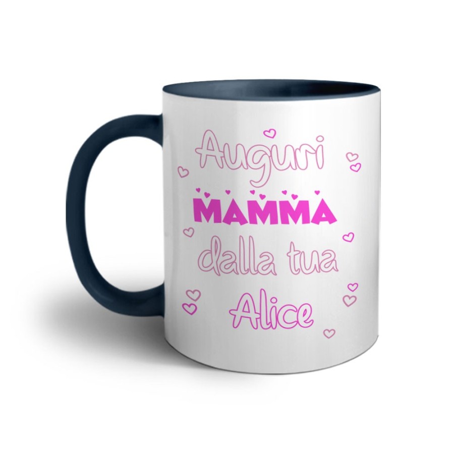Tazza personalizzata con nome auguri mamma dalla tua dal tuo Per la mamma