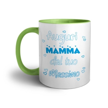 Tazza personalizzata con nome auguri mamma dalla tua dal tuo Per la mamma