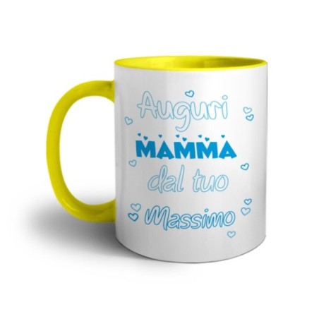 Tazza personalizzata con nome auguri mamma dalla tua dal tuo Per la mamma
