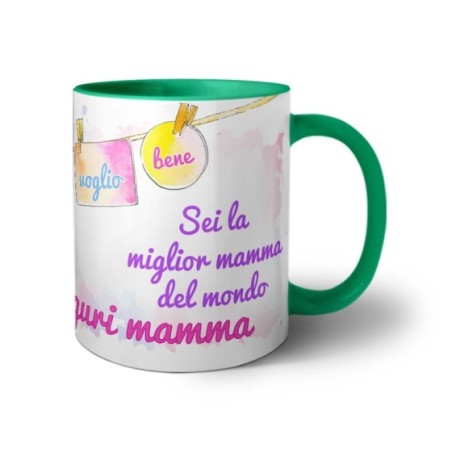 Tazza sei la miglior mamma del mondo auguri mamma Per la mamma