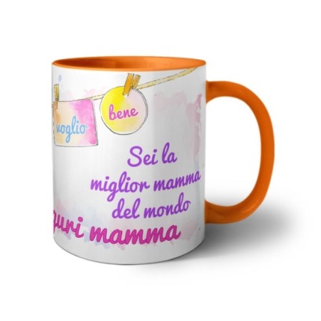 Tazza sei la miglior mamma del mondo auguri mamma Per la mamma