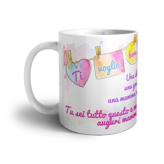 Tazza una donna forte una grande amica una mamma meravigliosa Per la mamma