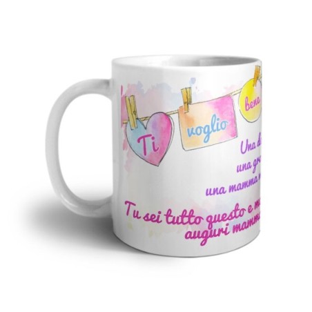 Tazza una donna forte una grande amica una mamma...