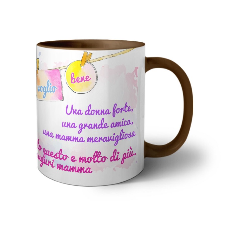 Tazza una donna forte una grande amica una mamma meravigliosa Per la mamma