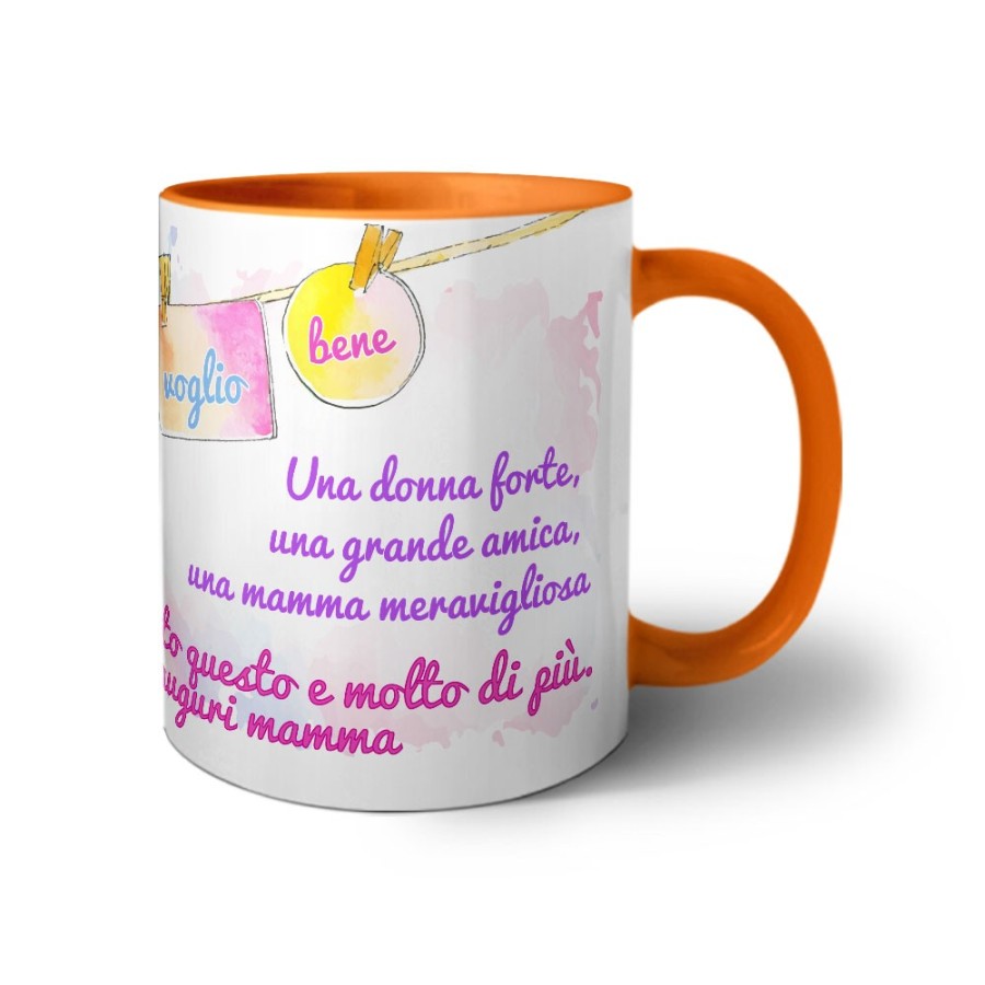 Tazza una donna forte una grande amica una mamma meravigliosa Per la mamma
