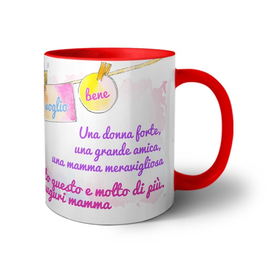 Tazza una donna forte una grande amica una mamma meravigliosa Per la mamma