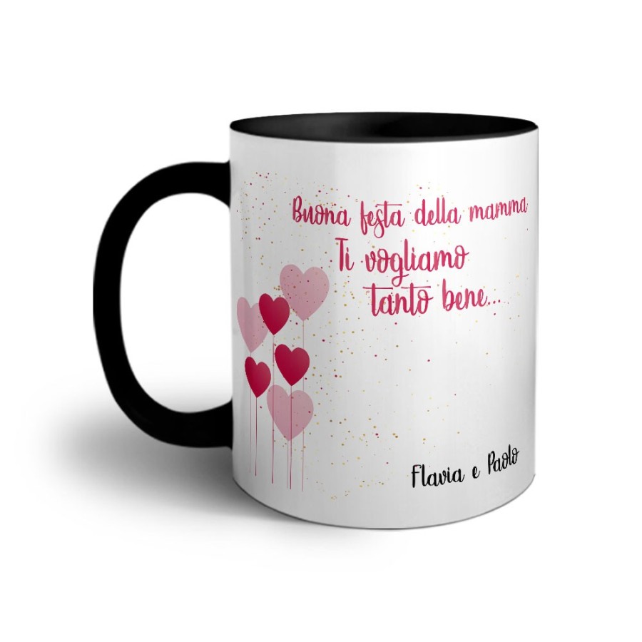 Tazza personalizzata con nomi buona festa della mamma ti vogliamo tanto bene Per la mamma