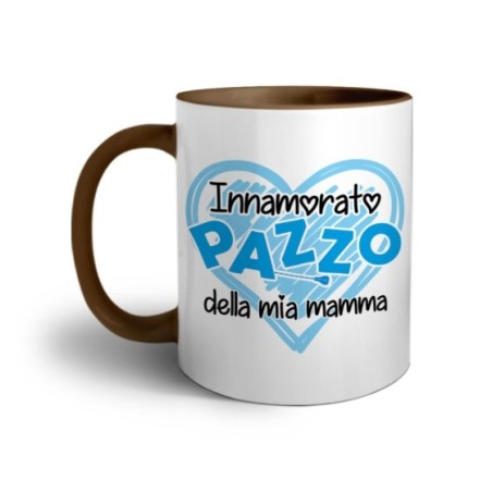Tazza innamorato pazzo innamorata pazza della mia mamma Per la mamma
