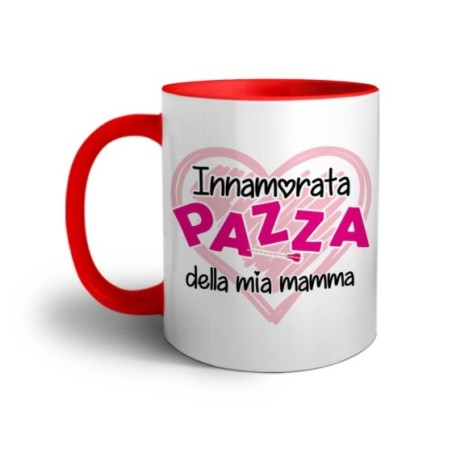 Tazza innamorato pazzo innamorata pazza della mia mamma Per la mamma