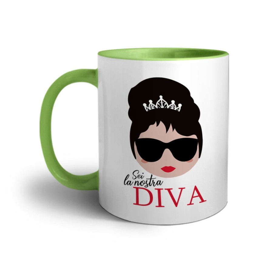 Tazza mamma sei la nostra diva Per la mamma