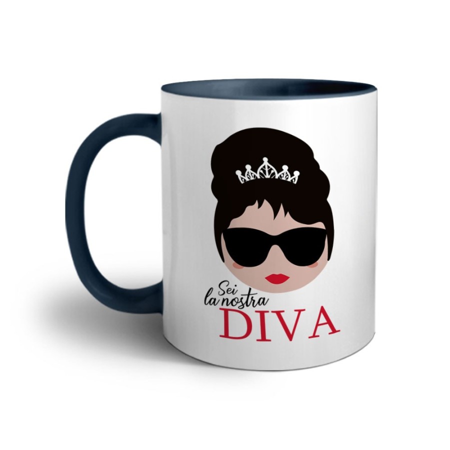Tazza mamma sei la nostra diva Per la mamma