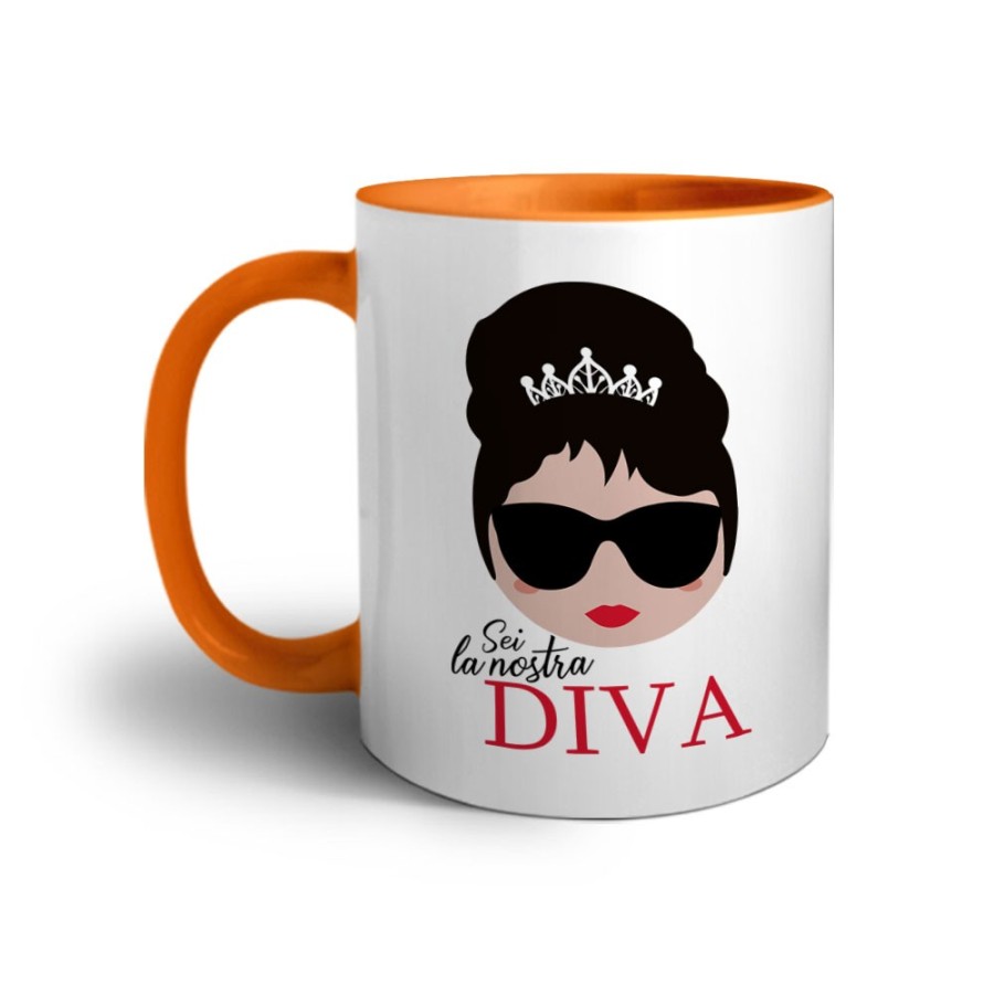 Tazza mamma sei la nostra diva Per la mamma