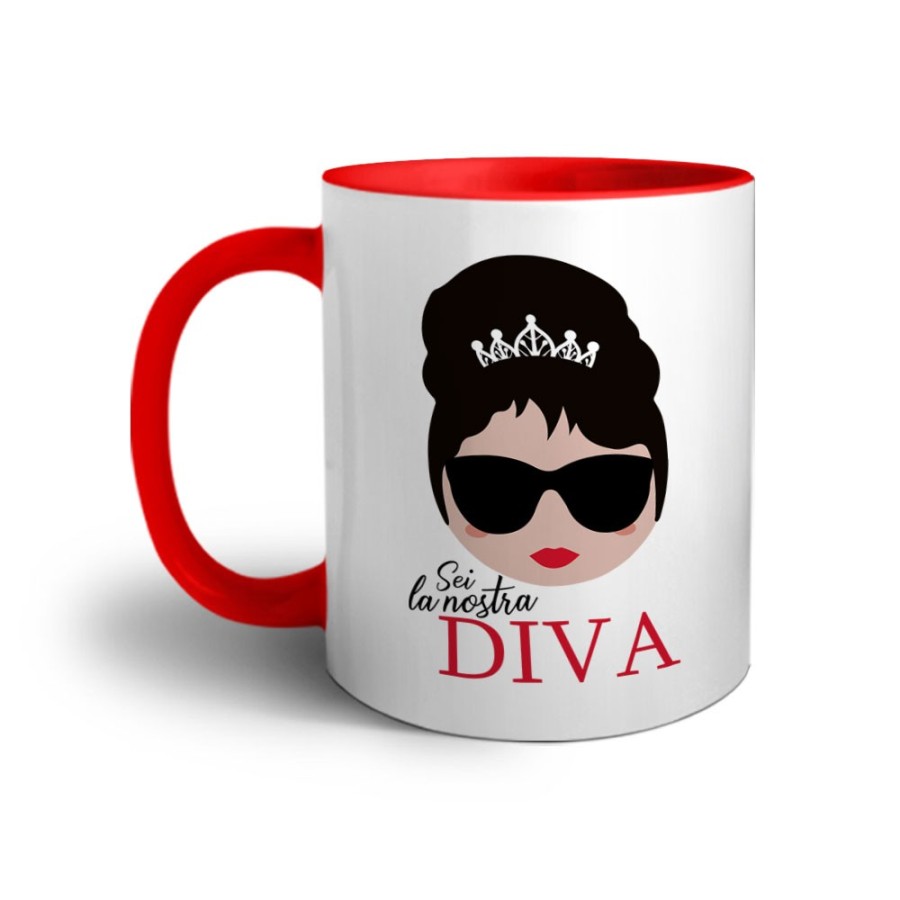 Tazza mamma sei la nostra diva Per la mamma