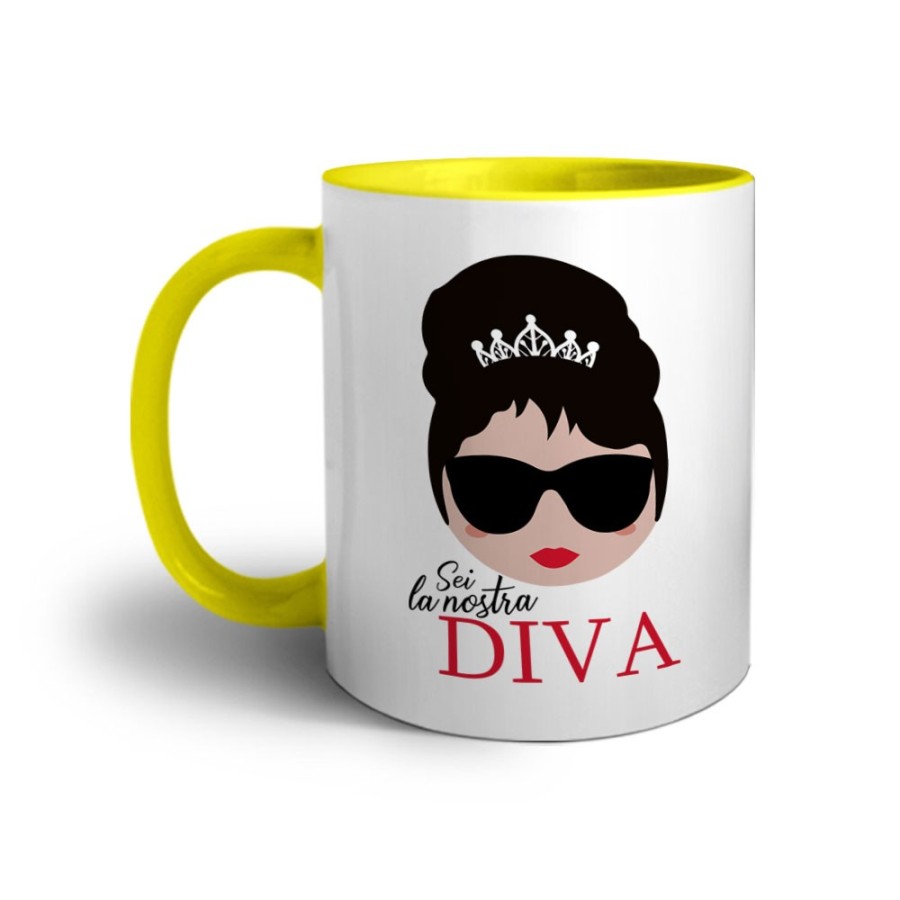 Tazza mamma sei la nostra diva Per la mamma