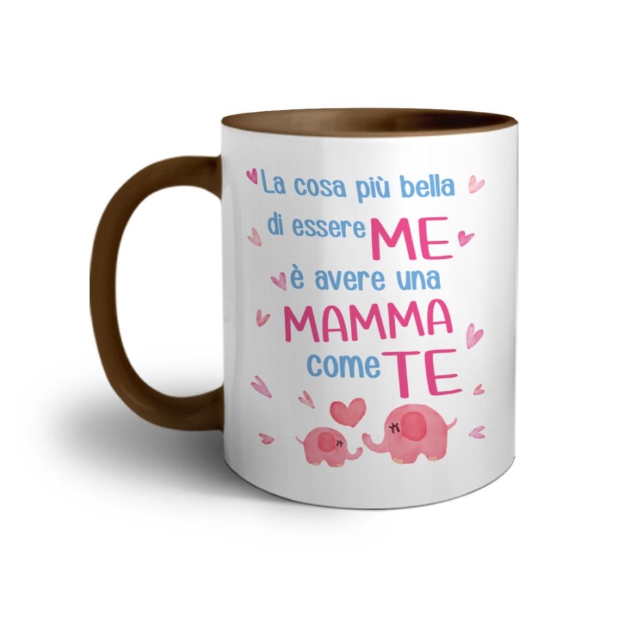 Tazza la cosa più bella di essere me è avere una mamma come te Per la mamma