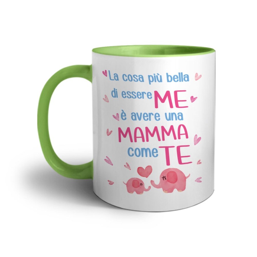 Tazza la cosa più bella di essere me è avere una mamma come te Per la mamma