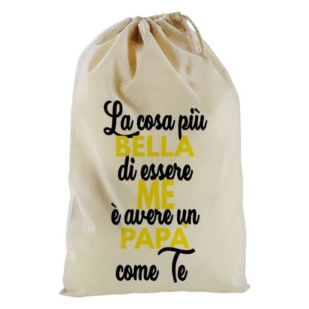 Sacchetto nascita bimbo la cosa più bella di essere me è...