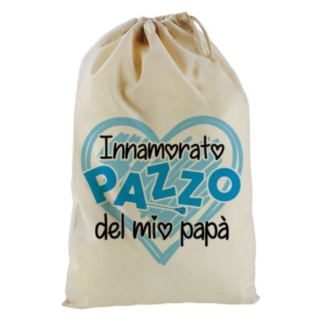Sacchetto nascita bimbo innamorato pazzo del mio papà