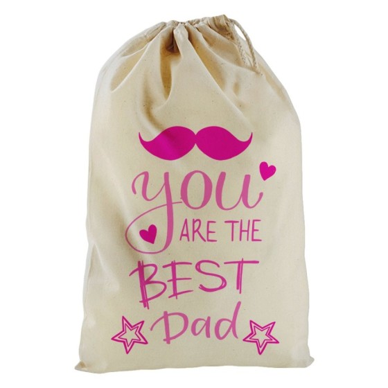 Sacchetto nascita bimbo you are the best dad mustache Per il papà