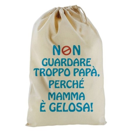 Sacchetto nascita bimbo non guardare troppo papà perchè...