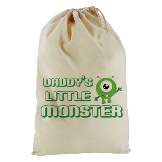 Sacchetto nascita bimbo daddy's little monster Per il papà