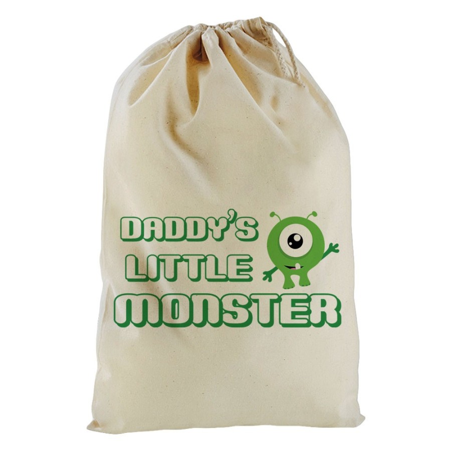 Sacchetto nascita bimbo daddy's little monster Per il papà