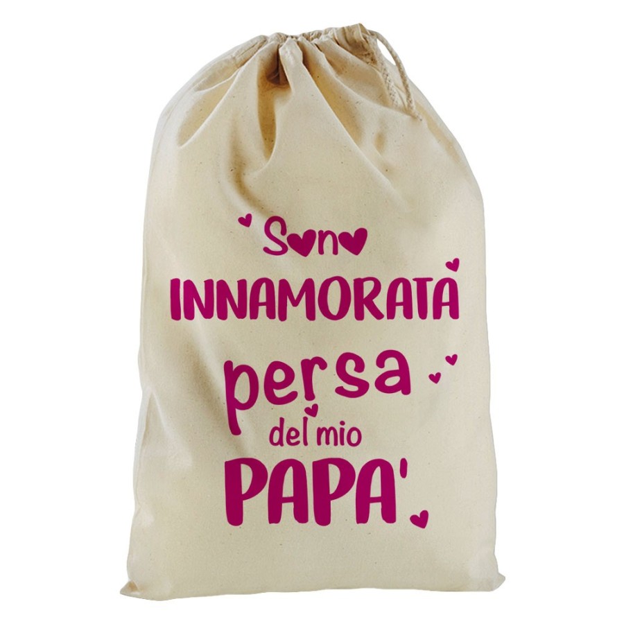 Sacchetto nascita bimba sono innamorata persa del mio papà Per il papà