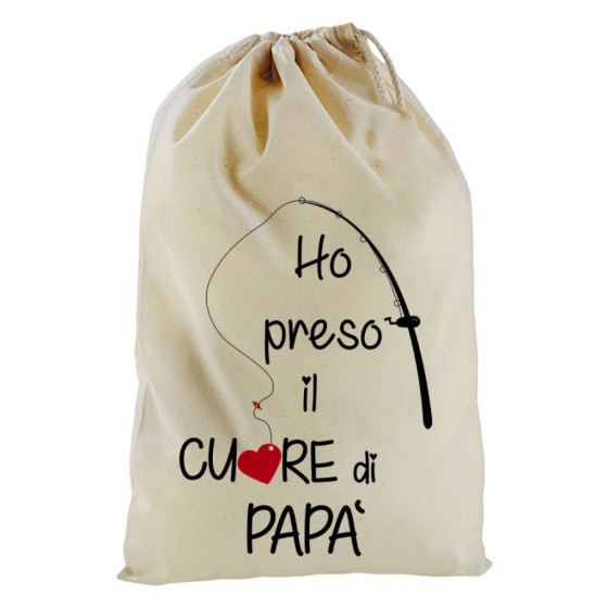 Sacchetto nascita bimbo ho preso il cuore di papà Per il papà
