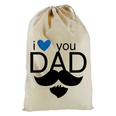 Sacchetto nascita bimbo i love you dad