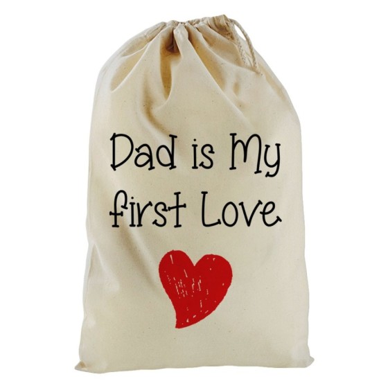 Sacchetto nascita bimbo dad is my first love Per il papà