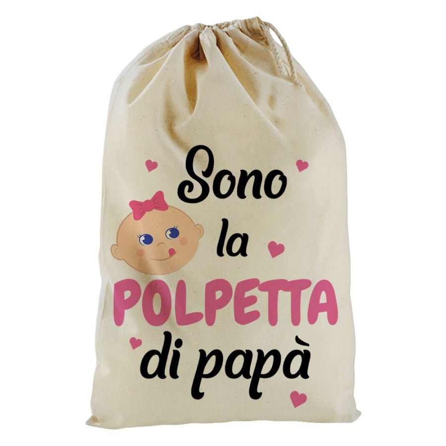 Sacchetto nascita bimbo sono la polpetta di papà Per il papà