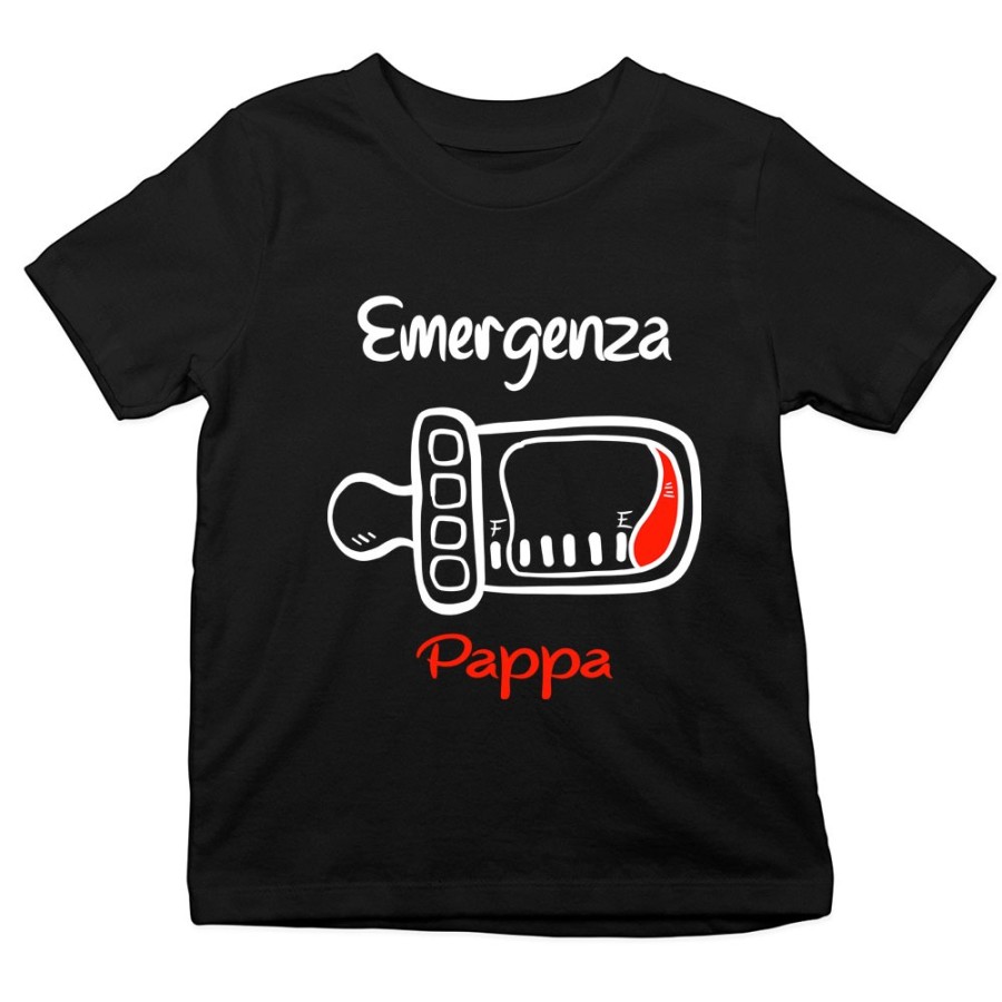 T-shirt bambino emergenza pappa Divertenti