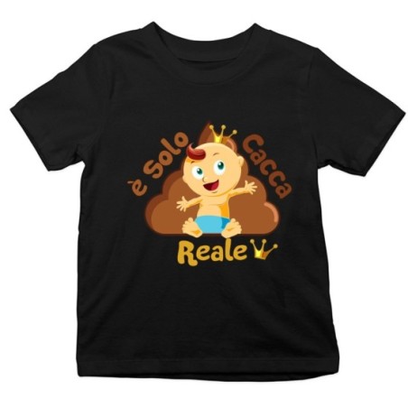 T-shirt bambino è solo cacca reale